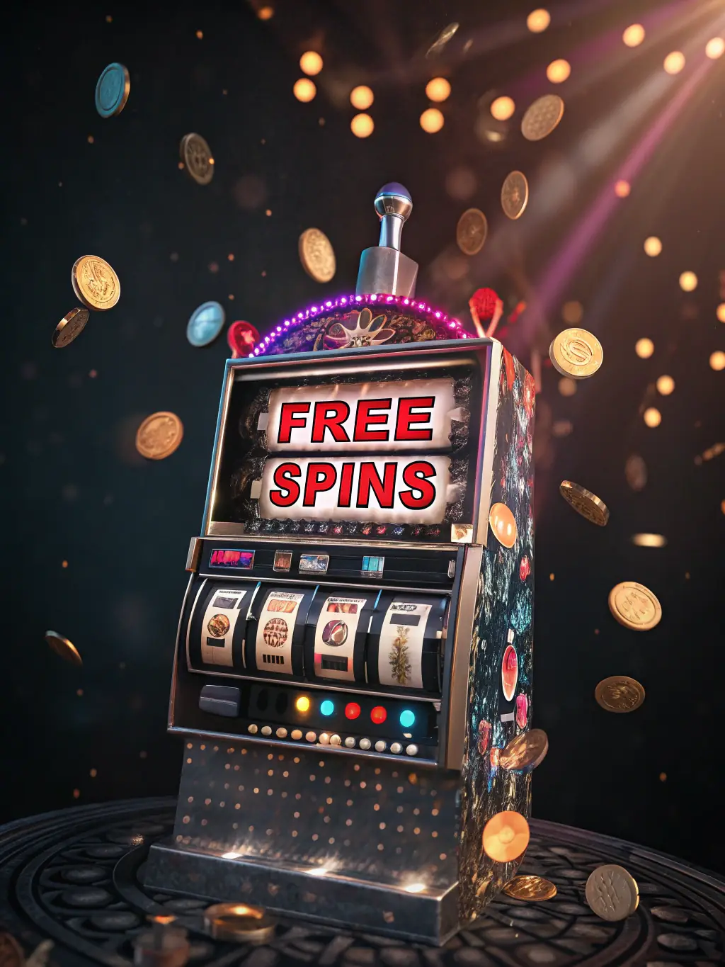 A colorful image of various slot machine reels spinning with different symbols, suitable for a casino gaming blog.
